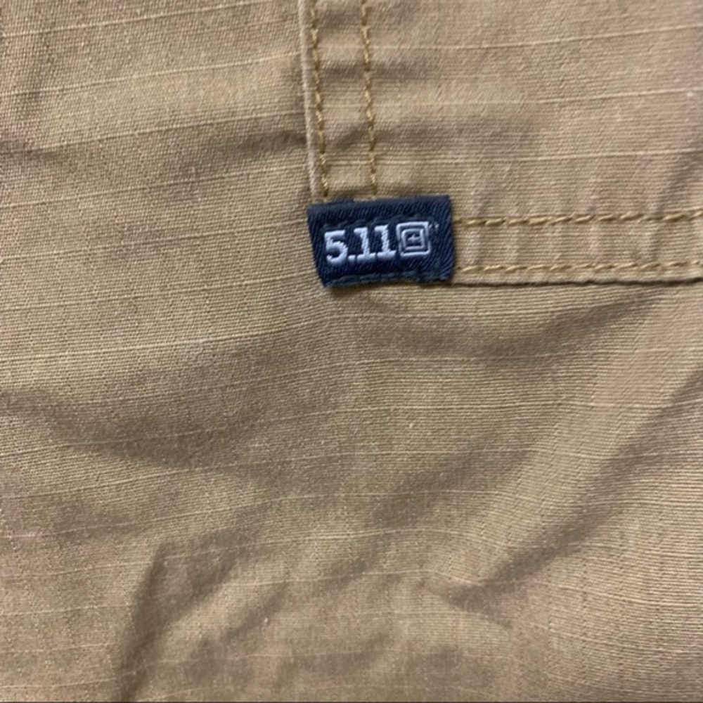 5.11 Tactical Cargo Workwear Pants Brown Size 30x32 - Picture 6 of 8